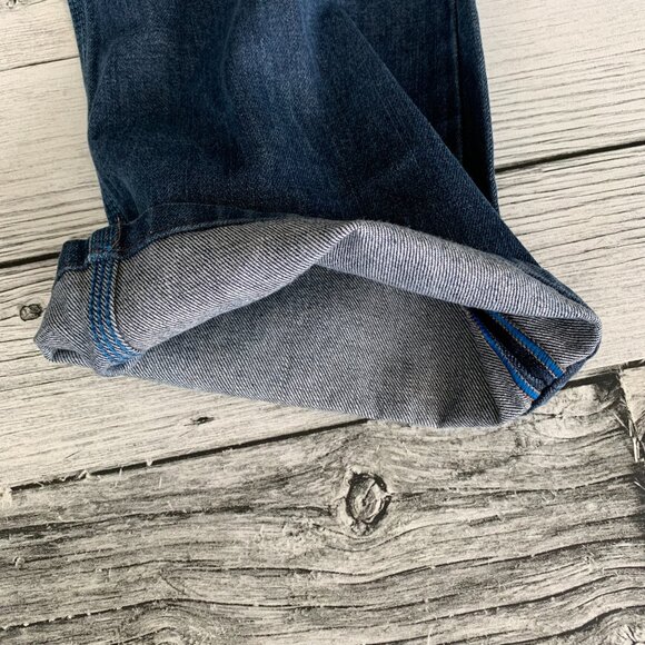 Diesel Jeans Kuratt Relaxed Fit Selvedge Denim Button Fly Jeans - Picture 15 of 15